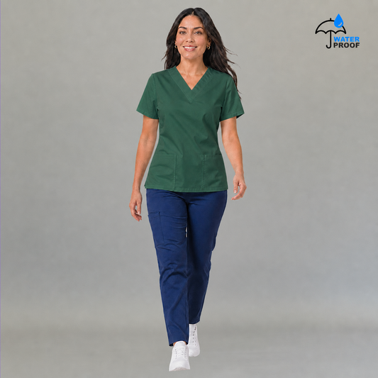 Filipina 502 Quirúrgica Mujer Verde Botella Antifluido FW