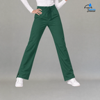 Pantalón Verde Botella 502  Pierna Amplia Quirúrgico Mujer Antifluido Relaxed