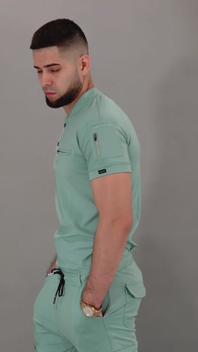 Filipina Quirúrgica Verde Menta Hombre, Scrubs 901 Super Stretch
