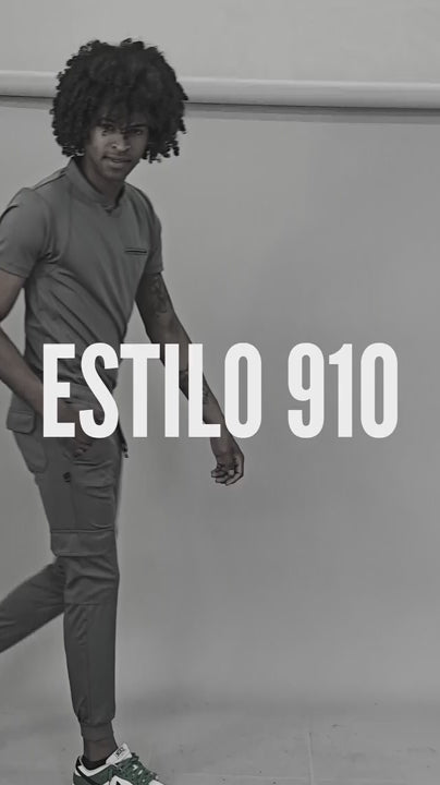 Jogger Est. 910 Quirúrgico Hombre Gris Medio Super Stretch, Scrubs 910