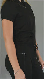 Filipina Quirúrgica Mujer 920 Negro Super Stretch, Scrubs 920