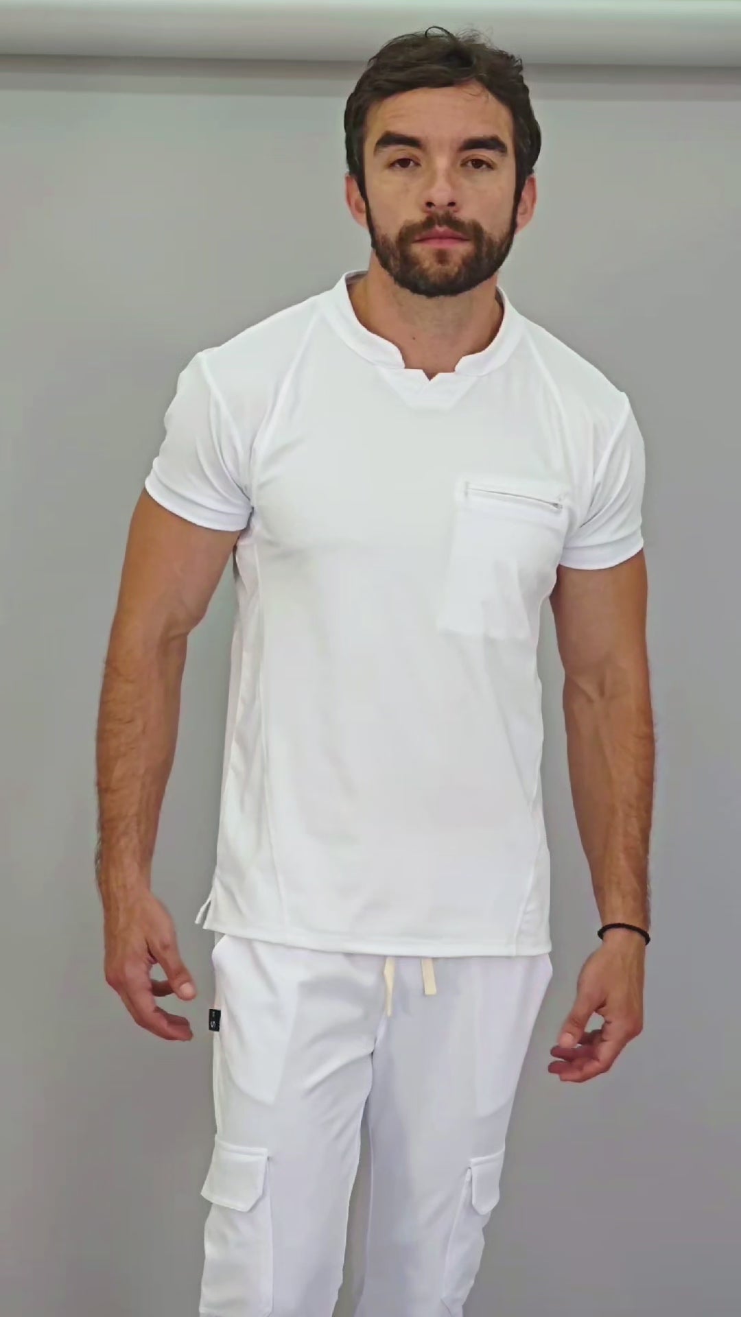 Filipina Quirurgica Hombre Blanca Super stretch (Scrubs Est. 910)